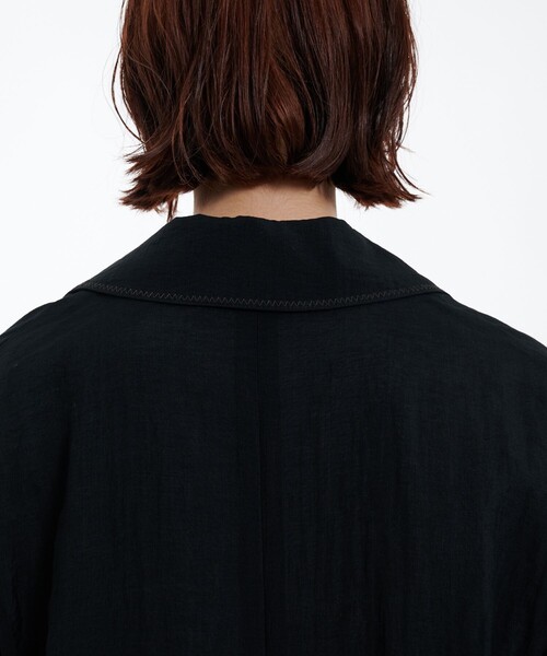 PUBLIC TOKYO（パブリックトウキョウ）の「シアーダブルジャケット（テーラードジャケット・レディース・ブラック/ホワイト・1/2）」の20枚目の写真