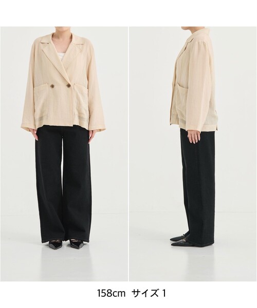 シアーダブルジャケット（テーラードジャケット）｜PUBLIC TOKYO