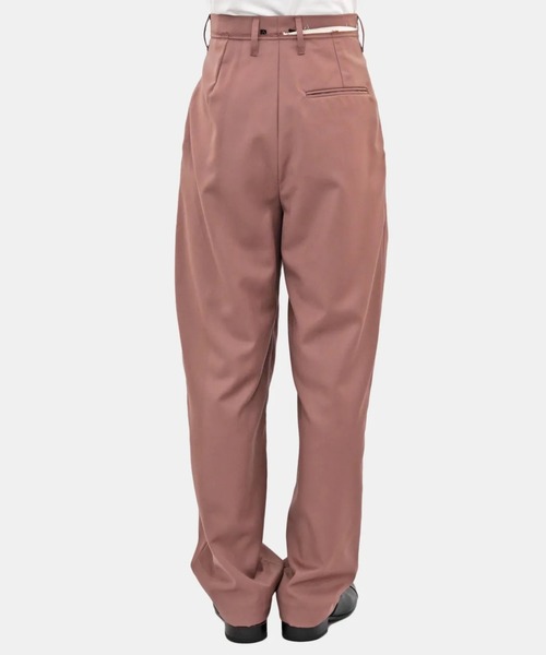 CAMIEL FORTGENS（カミエル フォートへンス）の「【CAMIEL FORTGENS】SUIT PANTS（スラックス・メンズ・ピンク/ブラック・SMALL/XX-SMALL/MEDIUM）」の3枚目の写真