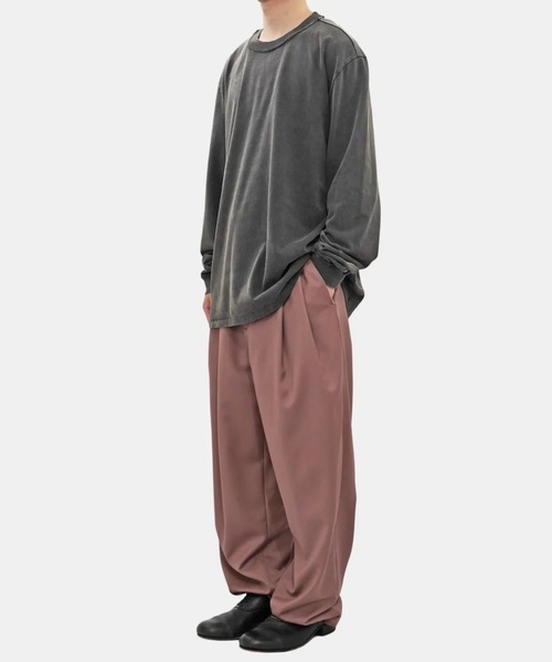 CAMIEL FORTGENS（カミエル フォートへンス）の「【CAMIEL FORTGENS】SUIT PANTS（スラックス・メンズ・ピンク/ブラック・SMALL/XX-SMALL/MEDIUM）」の9枚目の写真