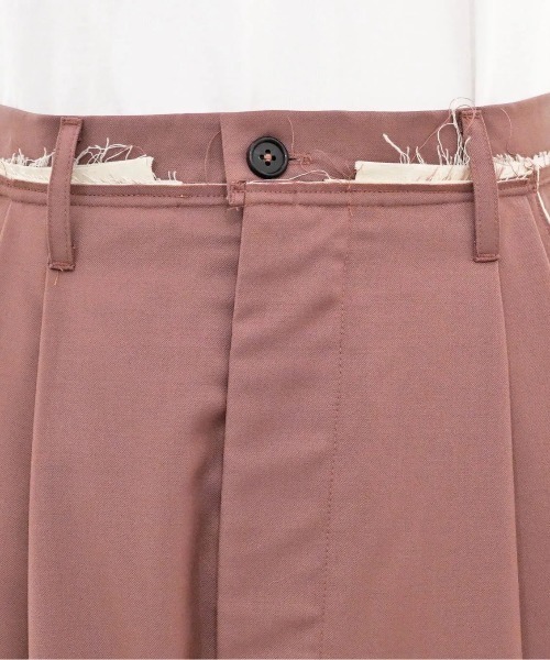 CAMIEL FORTGENS（カミエル フォートへンス）の「【CAMIEL FORTGENS】SUIT PANTS（スラックス・メンズ・ピンク/ブラック・SMALL/XX-SMALL/MEDIUM）」の5枚目の写真