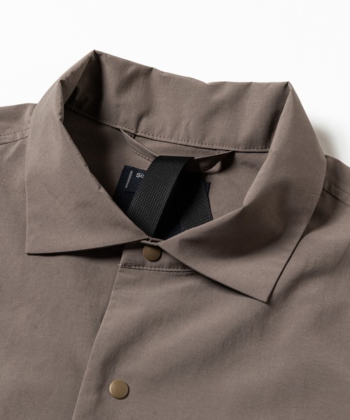 meanswhile(ミーンズワイル)の「Detachable Sleeve Snap SH(シャツ/ブラウス・メンズ・チャコール/ベージュ系その他・1(S)/3(L))」の12枚目の写真