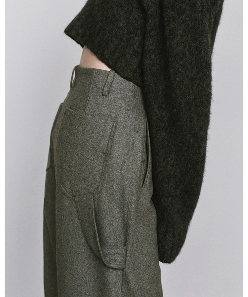 TODAYFUL（トゥデイフル）の「Brashed Knit Cardigan（カーディガン/ボレロ・レディース・オリーブ/ピンクベージュ/チャコールグレー・FREE）」の13枚目の写真