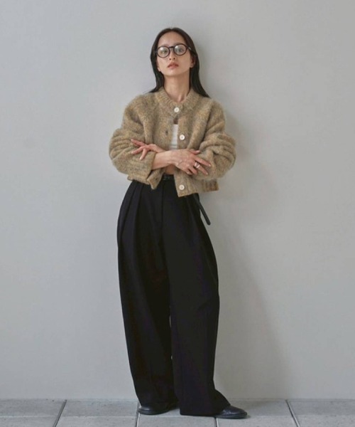 セール】Brashed Knit Cardigan（カーディガン/ボレロ）｜TODAYFUL