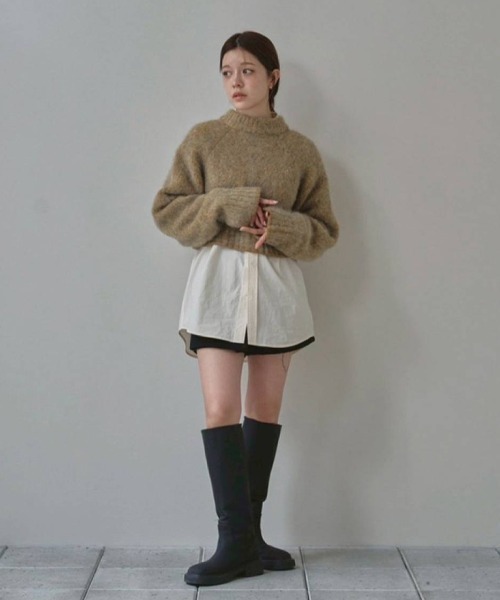 セール】Brashed Knit Cardigan（カーディガン/ボレロ）｜TODAYFUL