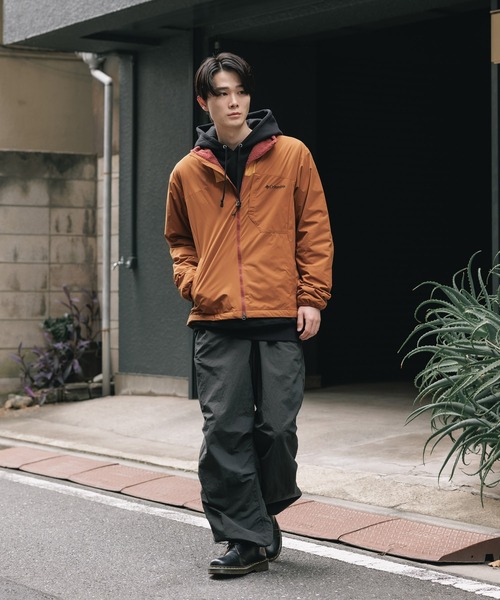 Columbia ブラウン ワークジャケット　M Columbia/コロンビア エンジョイマウンテンライフラインドジャケット