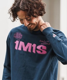mlt5293-speech bubble and logo print long sleeve t-shirt プリントロンT