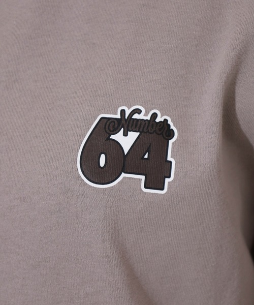 Arinomama(アリノママ)の「ナンバープリントオーバーサイズTシャツ(Tシャツ/カットソー・レディース・ブラック/スミクロ/オフホワイト/グレイッシュベージュ・FREE)」の20枚目の写真