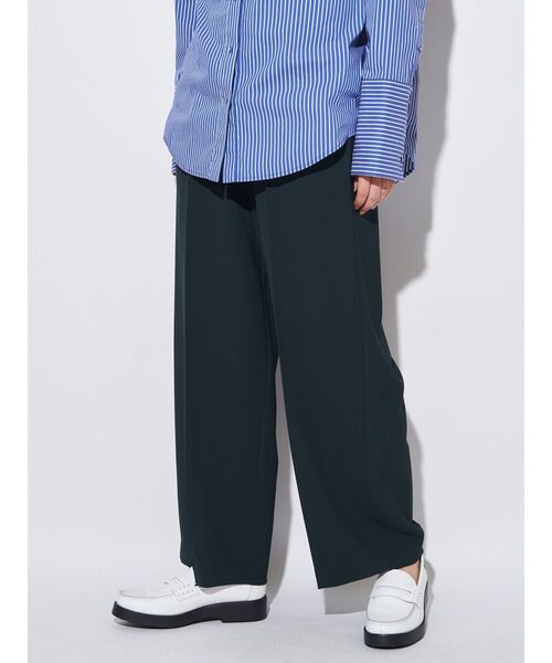 即日発送　ELLIE ジョーゼットパンツ　ジョーゼットPT ネイビー ジョーゼットリラックスパンツ【セットアップ対応】（その他パンツ