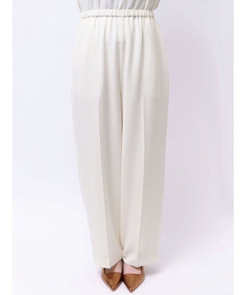 ELENDEEK(エレンディーク)の「ジョーゼットリラックスパンツ【セットアップ対応】(その他パンツ・レディース・グリーン/ブラック/オフホワイト・01/02)」の17枚目の写真