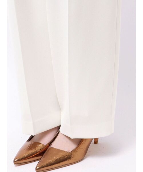 ELENDEEK(エレンディーク)の「ジョーゼットリラックスパンツ【セットアップ対応】(その他パンツ・レディース・グリーン/ブラック/オフホワイト・01/02)」の22枚目の写真