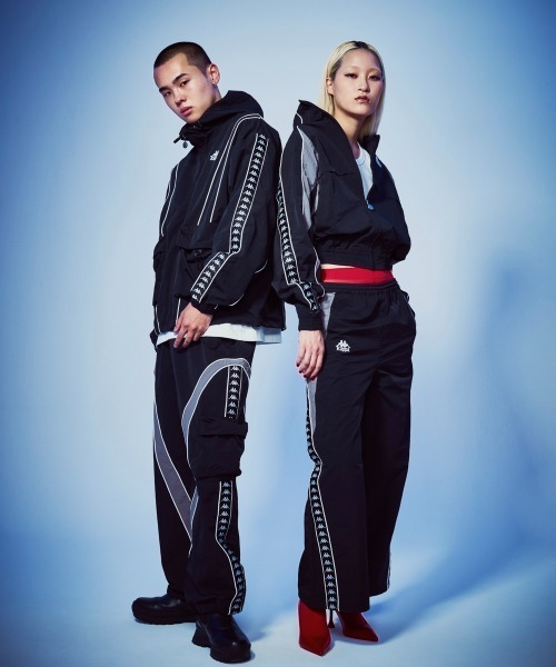 Kappa（カッパ）の「ナイロンパンツ（その他パンツ・メンズ・グレー/ブラック・X-LARGE/LARGE/MEDIUM）」の5枚目の写真