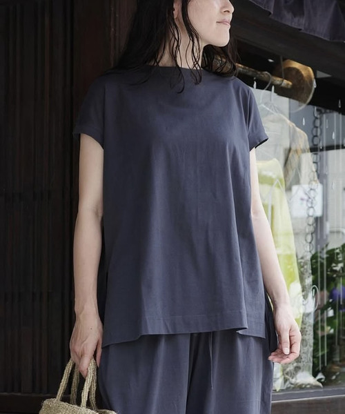 tシャツ オーガニックコットン キャップスリーブプル レディース オーガニックコットン キャップスリーブプル（Tシャツ