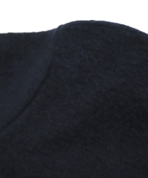 FABRIQUE en Planete terre（ファブリケアンプラネテール）の「[FABRIQUE en planete terre] WOOL JACKET COAT / ウールジャケットコート（チェスターコート・レディース・グリーン/ネイビー/オレンジ・38）」の16枚目の写真