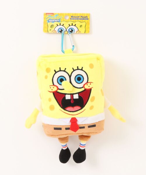 Rendez-Vous(ランデヴー)の「【 Sponge Bob 】 スポンジボブ カラビナ付きファスナーマスコット 25S6(フィギュア・レディース・ピンク/イエロー・FREE)」の1枚目の写真