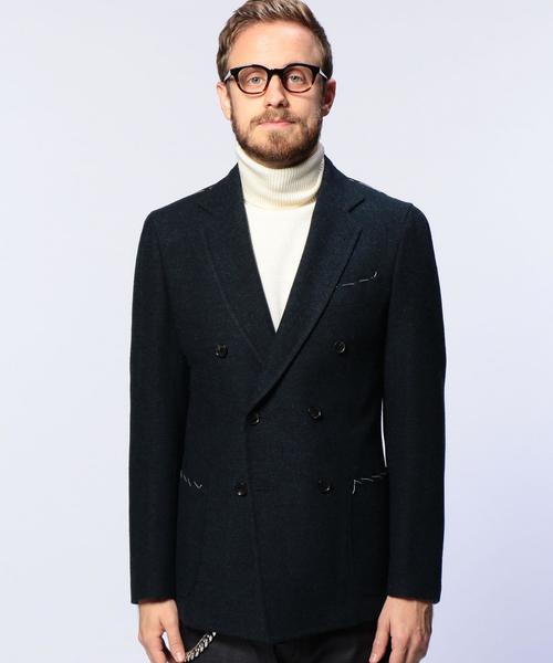 サルヴァトーレピッコロダブルジャケットコートサイズ46