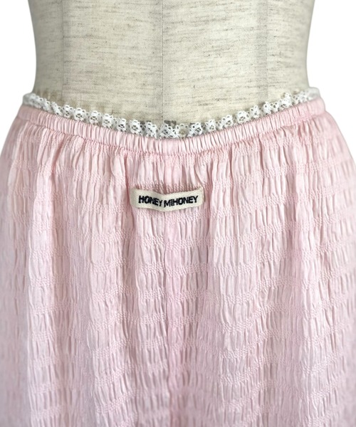 HONEY MI HONEY(ハニーミーハニー)の「dreamy satin wide pants(その他パンツ・レディース・オフホワイト/ブラック/ピンク・FREE)」の22枚目の写真