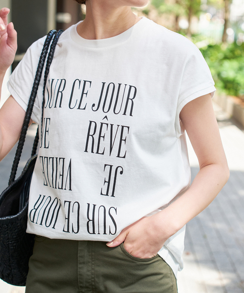 オブラダ　スピックアンドスパン別注Ｔシャツ WEB限定追加3》oblada / オブラダ別注HELLO TSH（Tシャツ