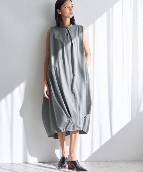 ランバンオンブルー　ワンピース カットレイヤードコンビワンピース | LANVIN en Bleu (Women)/ランバン