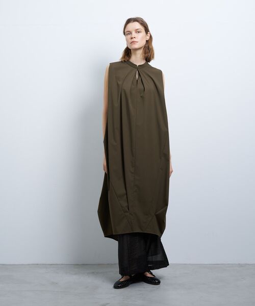 ランバンオンブルー　ワンピース カットレイヤードコンビワンピース | LANVIN en Bleu (Women)/ランバン