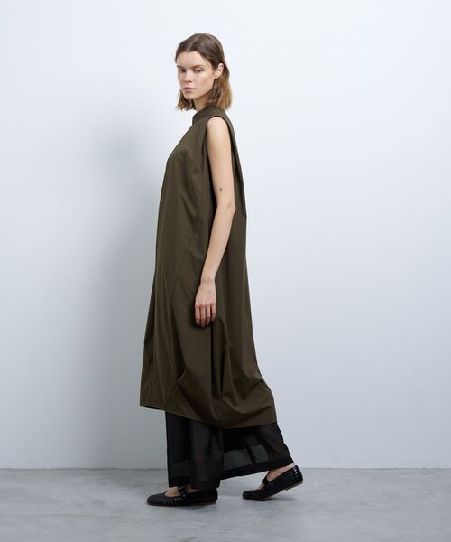 LANVIN en Bleu（ランバンオンブルー）の「ソフトタイプライターコクーンワンピース（ワンピース・レディース・グレー/カーキ/ネイビー・36/38）」の11枚目の写真