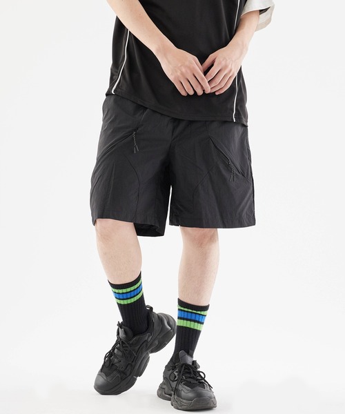 セール】Zip pocket half pants/ジップポケットハーフパンツ