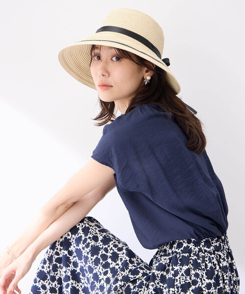 Petit Honfleur（プチオンフルール）の「リボンハット（ハット・レディース・モカ/ベージュ・フリー）」の3枚目の写真