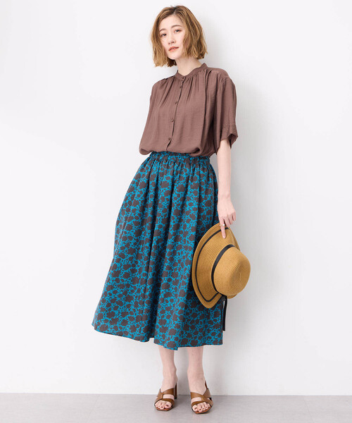 Petit Honfleur（プチオンフルール）の「リボンハット（ハット・レディース・モカ/ベージュ・フリー）」の12枚目の写真