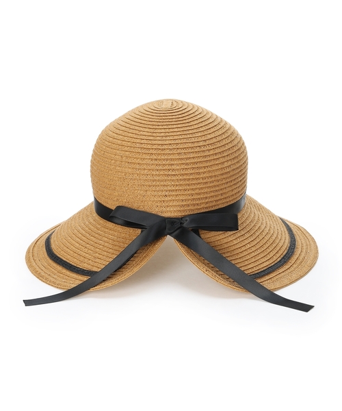 Petit Honfleur（プチオンフルール）の「リボンハット（ハット・レディース・モカ/ベージュ・フリー）」の17枚目の写真