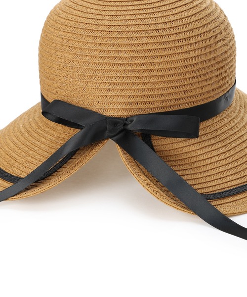 Petit Honfleur（プチオンフルール）の「リボンハット（ハット・レディース・モカ/ベージュ・フリー）」の20枚目の写真