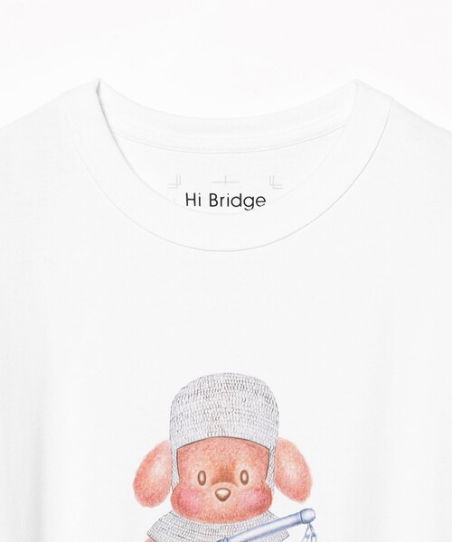 BEAMS T（ビームスティー）の「Hi Bridge Books / Dog T-shirt（Tシャツ/カットソー・メンズ・ホワイト・XS/S/L/M）」の4枚目の写真