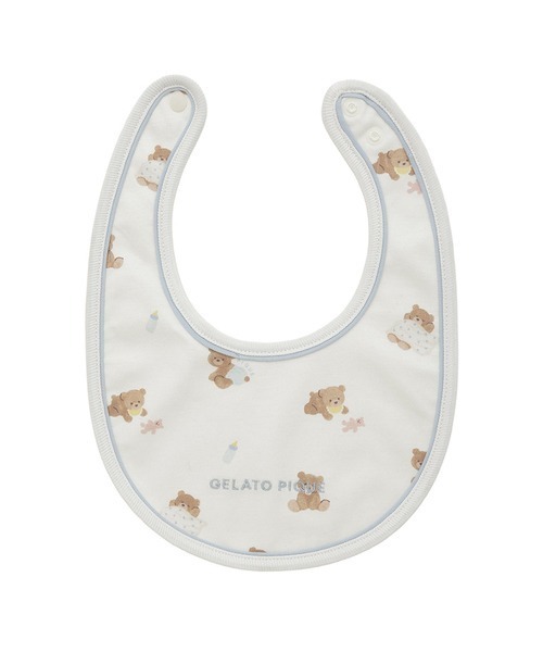 gelato pique（ジェラートピケ）の「【BABY】ベビーベアスタイ（スタイ/よだれかけ・キッズ・オフホワイト・F）」の4枚目の写真
