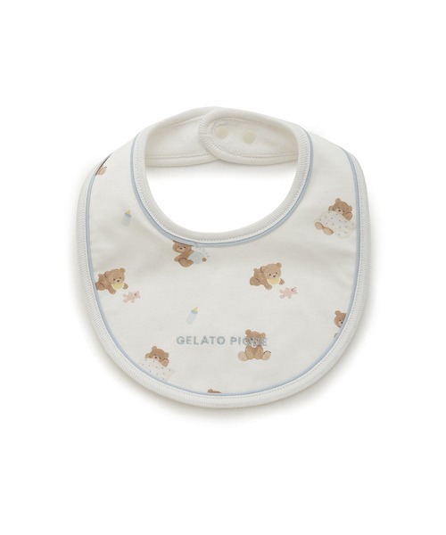 gelato pique（ジェラートピケ）の「【BABY】ベビーベアスタイ（スタイ/よだれかけ・キッズ・オフホワイト・F）」の6枚目の写真