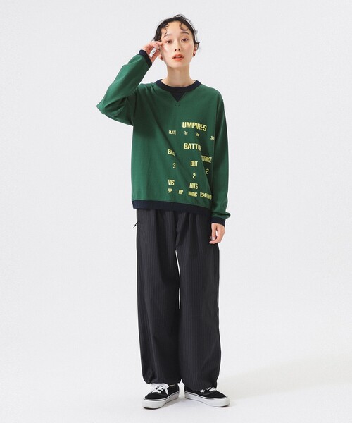 Jackman（ジャックマン）の「【別注】Jackman / ロゴ ロングスリーブ 25FW（Tシャツ/カットソー・レディース・ブルー/グレー/グリーン・ONE SIZE）」の22枚目の写真