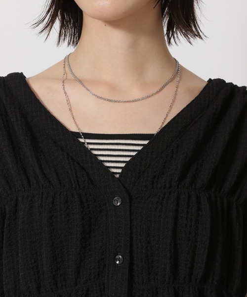 LAKOLE（ラコレ）の「【前後2WAY】肩ドロストワンピース / 575906（ワンピース・レディース・ブラウン/ブラック/アイボリー・FREE）」の15枚目の写真