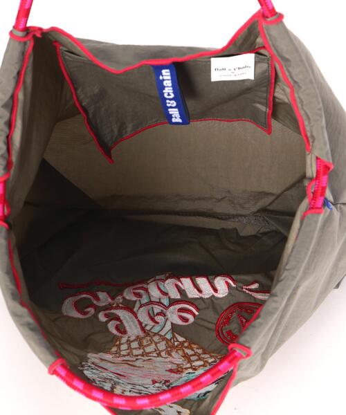 Ball&Chain(ボールアンドチェーン)の「Ball&Chain(ボールアンドチェーン) New icecreamⅡ/Mサイズ(エコバッグ/サブバッグ・レディース・イエロー/グレー/ピンク・F)」の10枚目の写真