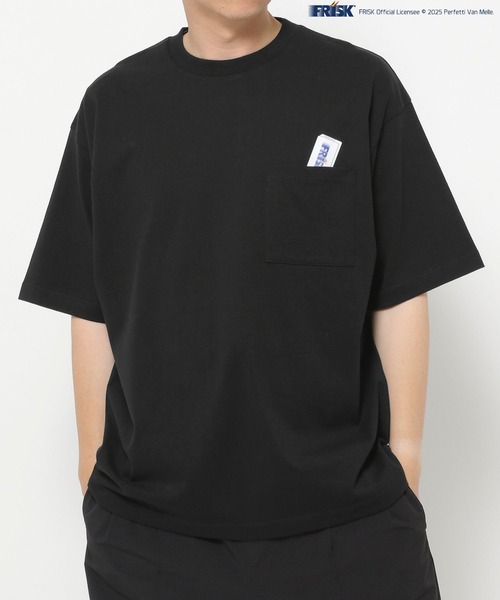 FOUND GOOD（ファウンドグッド）の「FRISKコラボTシャツ（Tシャツ/カットソー・メンズ・ホワイト系1/ブラック・M/L/XL）」の2枚目の写真