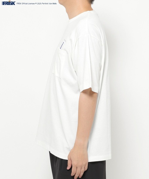 FOUND GOOD（ファウンドグッド）の「FRISKコラボTシャツ（Tシャツ/カットソー・メンズ・ホワイト系1/ブラック・M/L/XL）」の4枚目の写真