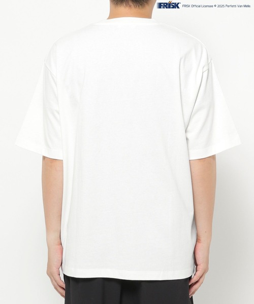FOUND GOOD（ファウンドグッド）の「FRISKコラボTシャツ（Tシャツ/カットソー・メンズ・ホワイト系1/ブラック・M/L/XL）」の5枚目の写真