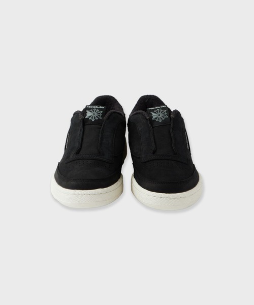 WHITE MOUNTAINEERING(ホワイトマウンテニアリング)の「White Mountaineering/ホワイトマウンテニアリング×Reebok/リーボック CLUB C 85 VINTAGE SLIP-ON スリッポン(スリッポン・メンズ・ブラック・26.5cm/26cm/28cm/27.5cm/27cm)」の3枚目の写真
