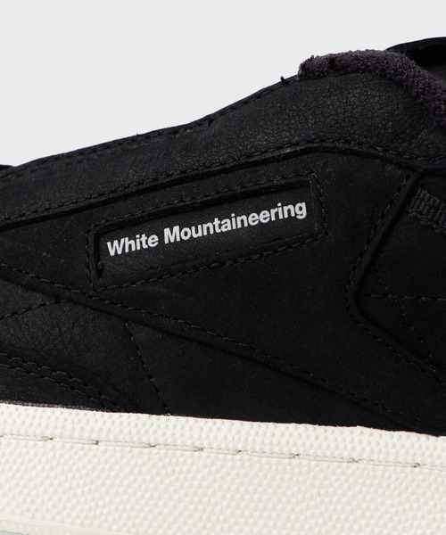 WHITE MOUNTAINEERING(ホワイトマウンテニアリング)の「White Mountaineering/ホワイトマウンテニアリング×Reebok/リーボック CLUB C 85 VINTAGE SLIP-ON スリッポン(スリッポン・メンズ・ブラック・26.5cm/26cm/28cm/27.5cm/27cm)」の6枚目の写真