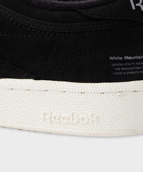 WHITE MOUNTAINEERING(ホワイトマウンテニアリング)の「White Mountaineering/ホワイトマウンテニアリング×Reebok/リーボック CLUB C 85 VINTAGE SLIP-ON スリッポン(スリッポン・メンズ・ブラック・26.5cm/26cm/28cm/27.5cm/27cm)」の7枚目の写真