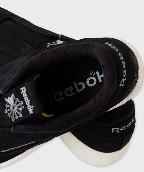 WHITE MOUNTAINEERING(ホワイトマウンテニアリング)の「White Mountaineering/ホワイトマウンテニアリング×Reebok/リーボック CLUB C 85 VINTAGE SLIP-ON スリッポン(スリッポン・メンズ・ブラック・26.5cm/26cm/28cm/27.5cm/27cm)」の13枚目の写真