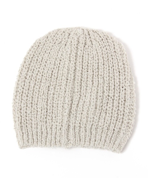 LAKOLE（ラコレ）の「ザックリスパンコールワッチ / 499977（ニットキャップ/ビーニー・レディース・ブラック/オフホワイト/ブラウン・FREE）」の11枚目の写真