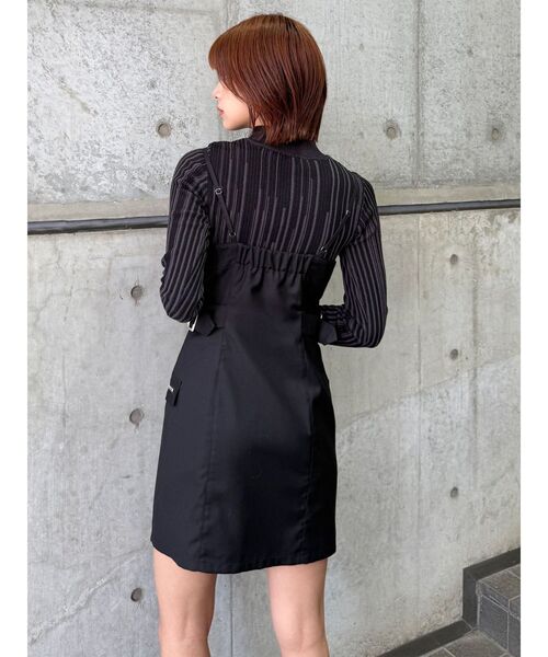 MURUA（ムルーア）の「フロントZIPミニジャンスカ（ワンピース・レディース・ブラック/ブラウン・FREE）」の13枚目の写真