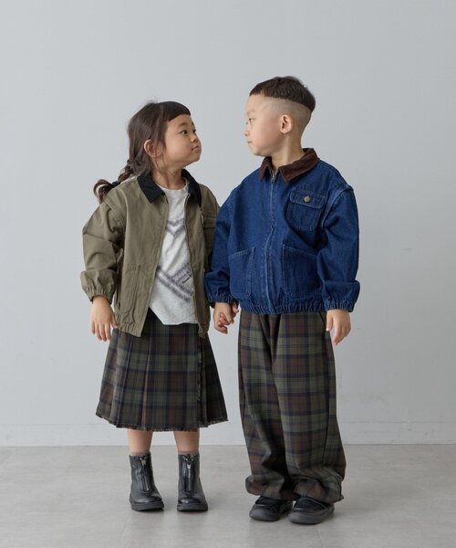 CIAOPANIC TYPY(チャオパニックティピー)の「【KIDS】プリーツミモレ丈チェックスカート(スカート・キッズ・ブルー/レッド/カーキ・X-LARGE/MEDIUM/LARGE/XX-LARGE)」の18枚目の写真