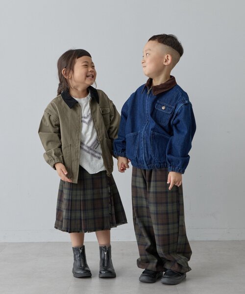 CIAOPANIC TYPY(チャオパニックティピー)の「【KIDS】プリーツミモレ丈チェックスカート(スカート・キッズ・ブルー/レッド/カーキ・X-LARGE/MEDIUM/LARGE/XX-LARGE)」の19枚目の写真