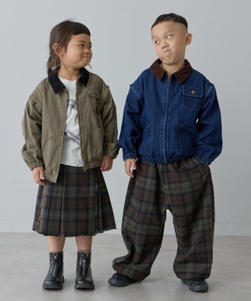 CIAOPANIC TYPY(チャオパニックティピー)の「【KIDS】プリーツミモレ丈チェックスカート(スカート・キッズ・ブルー/レッド/カーキ・X-LARGE/MEDIUM/LARGE/XX-LARGE)」の21枚目の写真