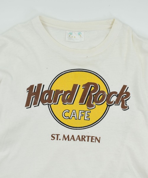 VINTAGE(ヴィンテージ)の「【USED】90’s HARD ROCK CAFE 企業ロゴ Tシャツ(Tシャツ/カットソー・メンズ・ホワイト・XX-LARGE)」の2枚目の写真