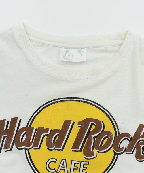 VINTAGE(ヴィンテージ)の「【USED】90’s HARD ROCK CAFE 企業ロゴ Tシャツ(Tシャツ/カットソー・メンズ・ホワイト・XX-LARGE)」の3枚目の写真
